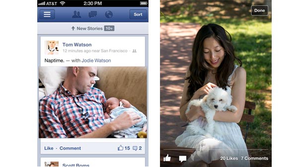 Facebook-App für iOS erhält Update