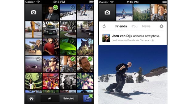 Facebook Kamera: Jetzt auch im deutschen App Store