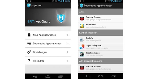 SRT AppGuard: Volle Kontrolle über Android-Apps