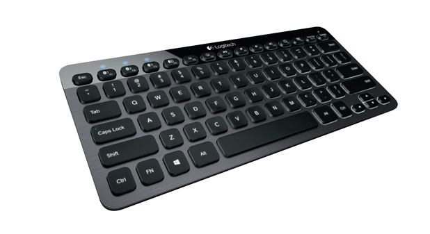 Logitech: Tastatur bedient drei Geräte gleichzeitig